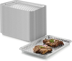 DCS Deals grill topper pack front view showing tray shape and size, simplifies cleanup