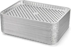 DCS Deals tray on a grill with vegetables, prevents food from falling and chars evenly