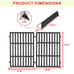 DcYourHome detail of 7636 black-enamel flavorizer bar vaporizing drips for smoky taste