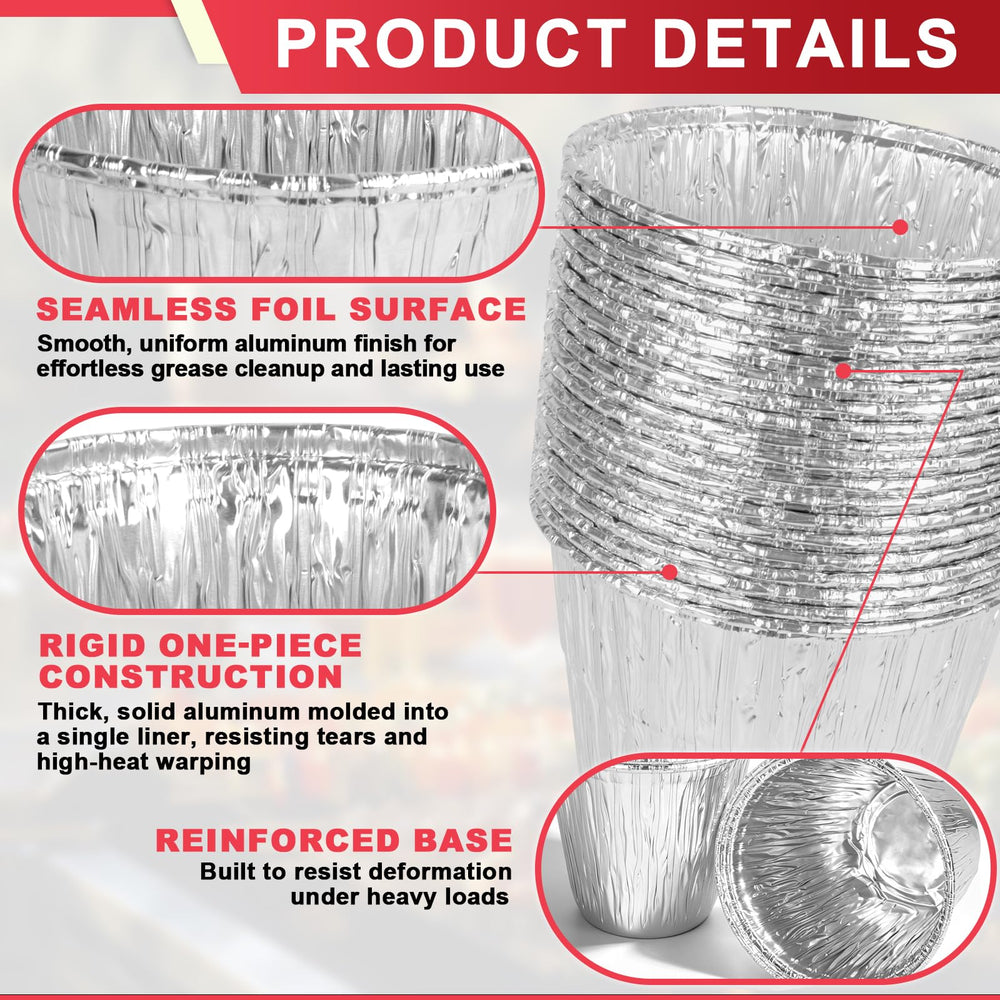 DcYourHome BAC608 catching grease and drippings during pellet grill cooking