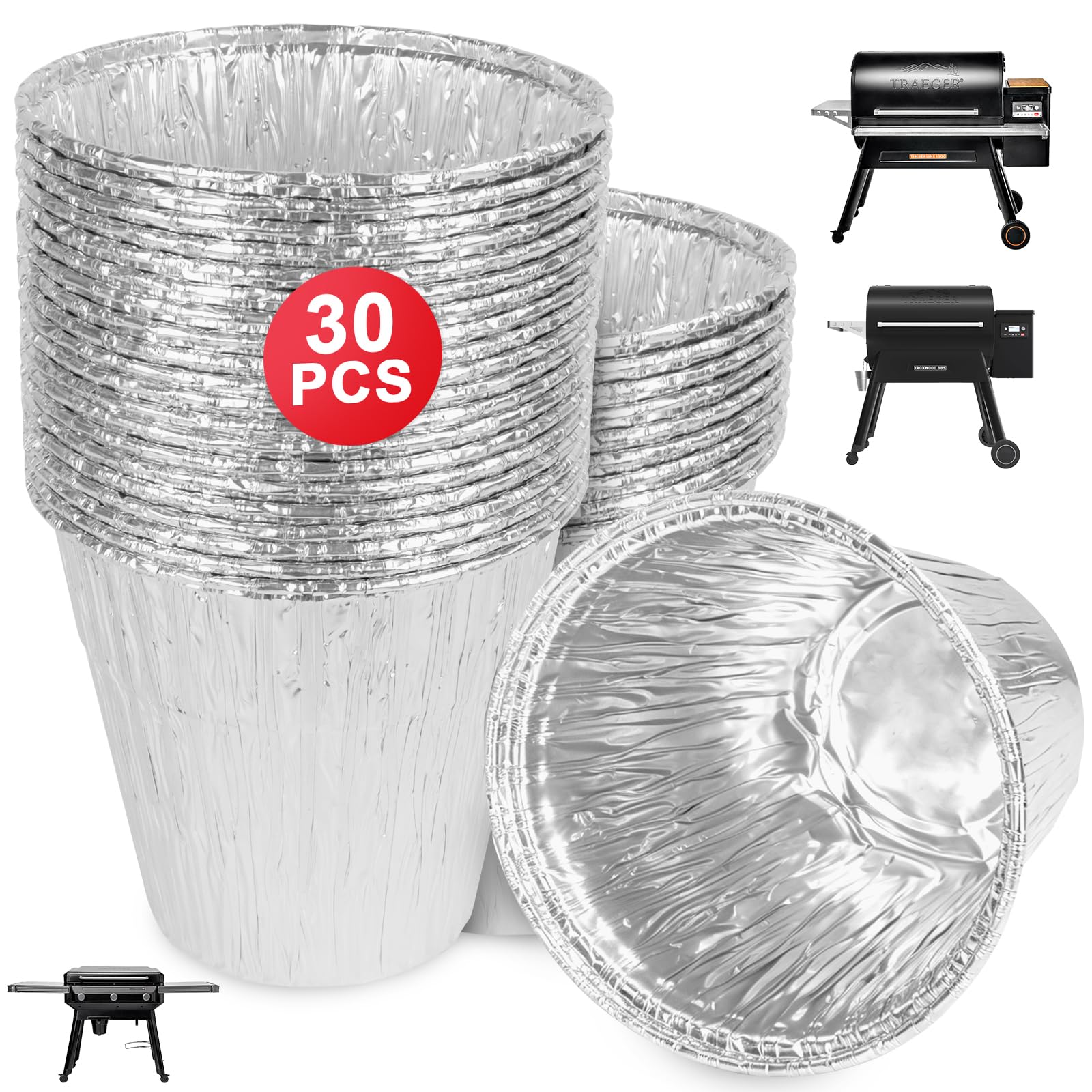DcYourHome BAC608 front packaging showing compatible Traeger models and convenience