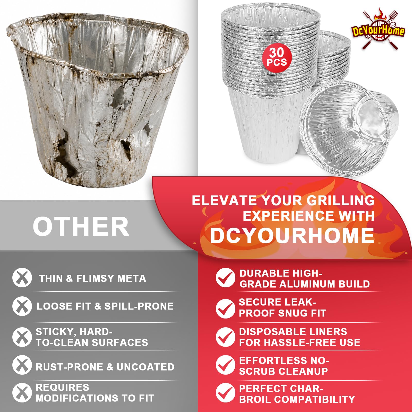 DcYourHome BAC608 used as temporary food tray for grilled vegetables and marinade