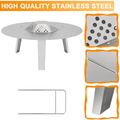 DcYourHome close-up stainless texture highlighting rust-proof durable finish