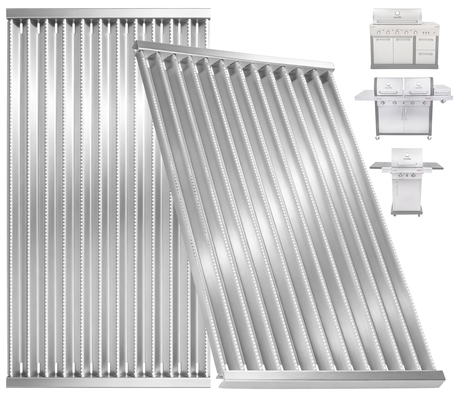 DcYourHome emitter plate front view showing fit and even heat coverage