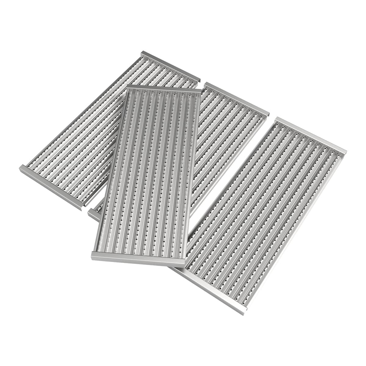 DcYourHome front view of four emitter plates showing fit for Char‑Broil — restores heat