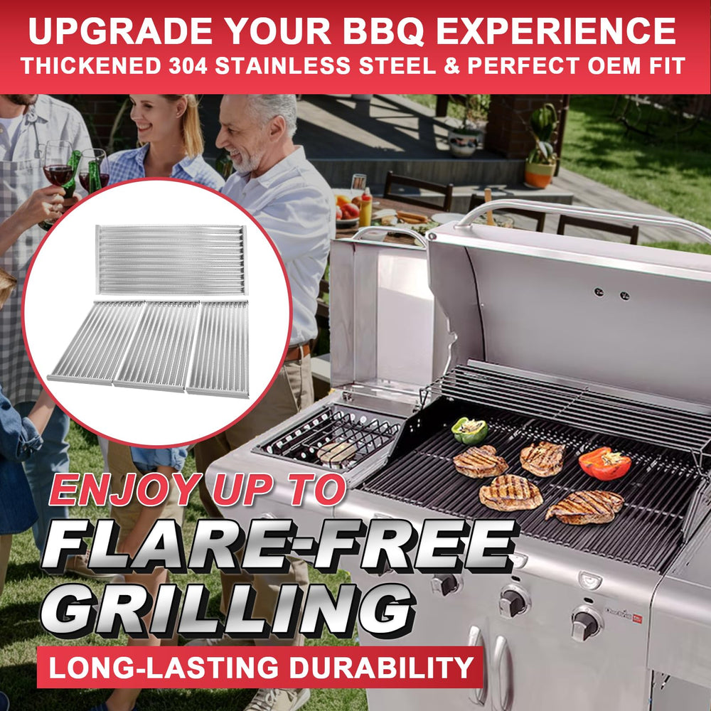 DcYourHome lifestyle image of plates in backyard grill illustrating improved searing results