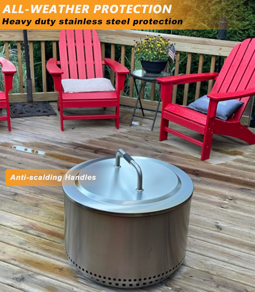 DcYourHome lid side profile illustrating low-profile design and strength