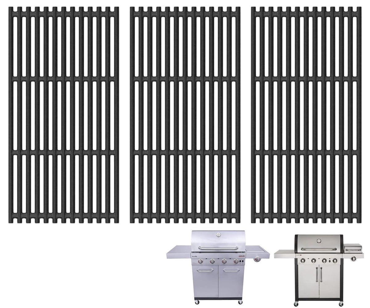 DcYourHome front view showing 17 inch cast iron grates and exact replacement fit