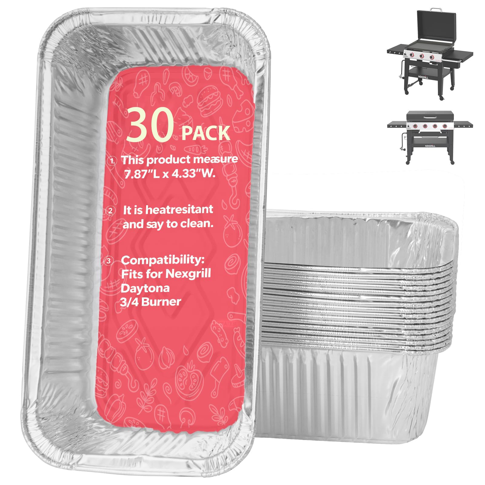 DcYourHome front packaging showing 30-pack liners and easy cleanup benefit