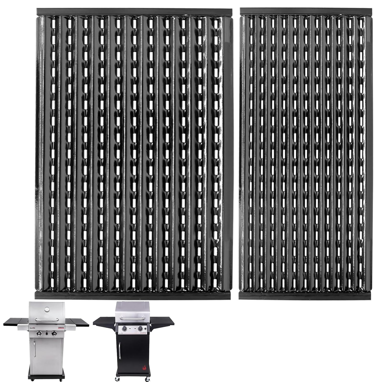 DcYourHome front view of emitter plates showing exact fit and easy replacement