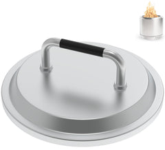 DcYourHome front view of stainless steel lid showing clean fit and protection