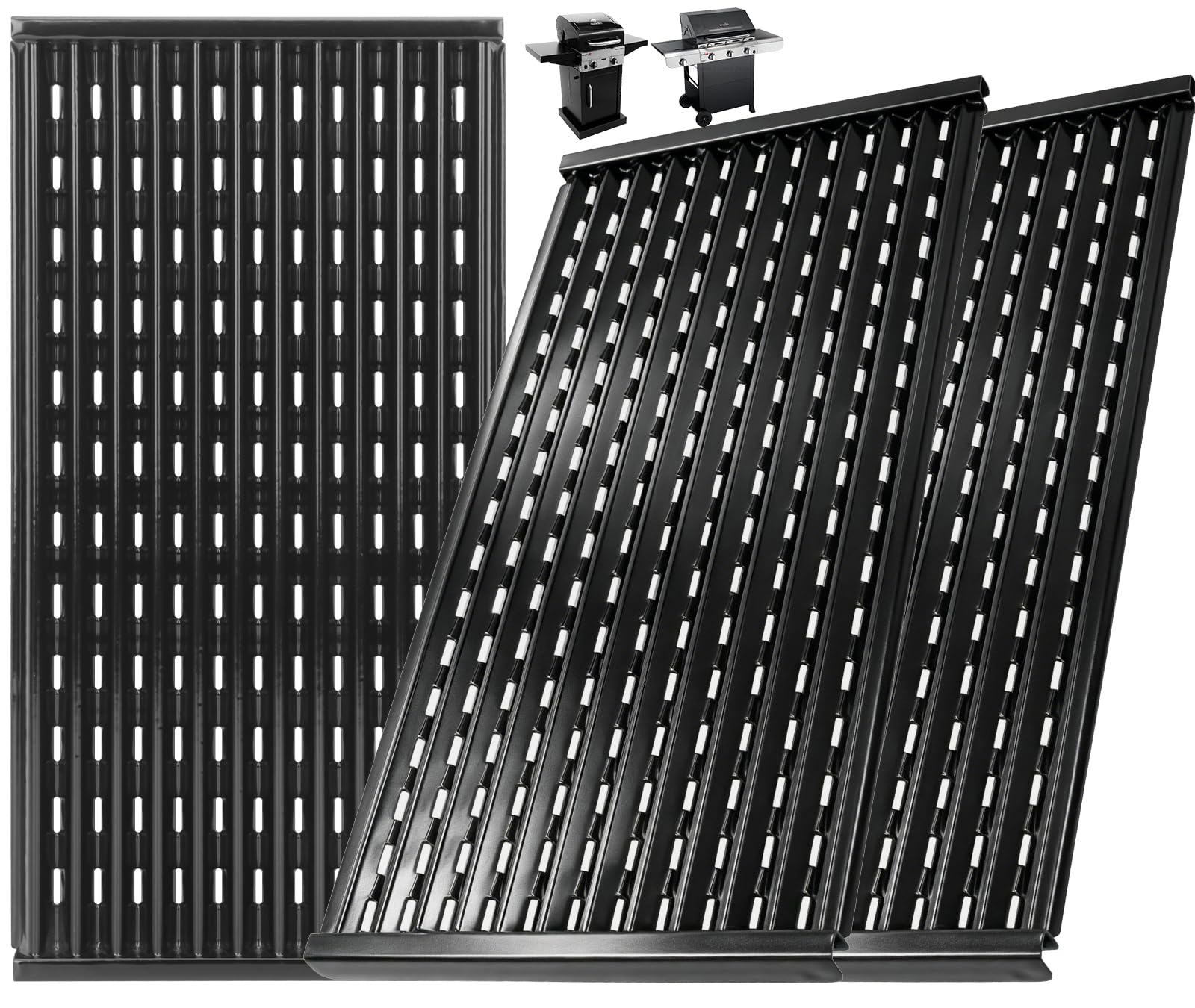 DcYourHome front view of three replacement infrared plates shows exact fit