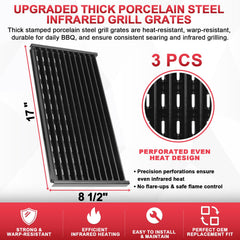 DcYourHome installed plates inside Char-Broil grill restore even heat