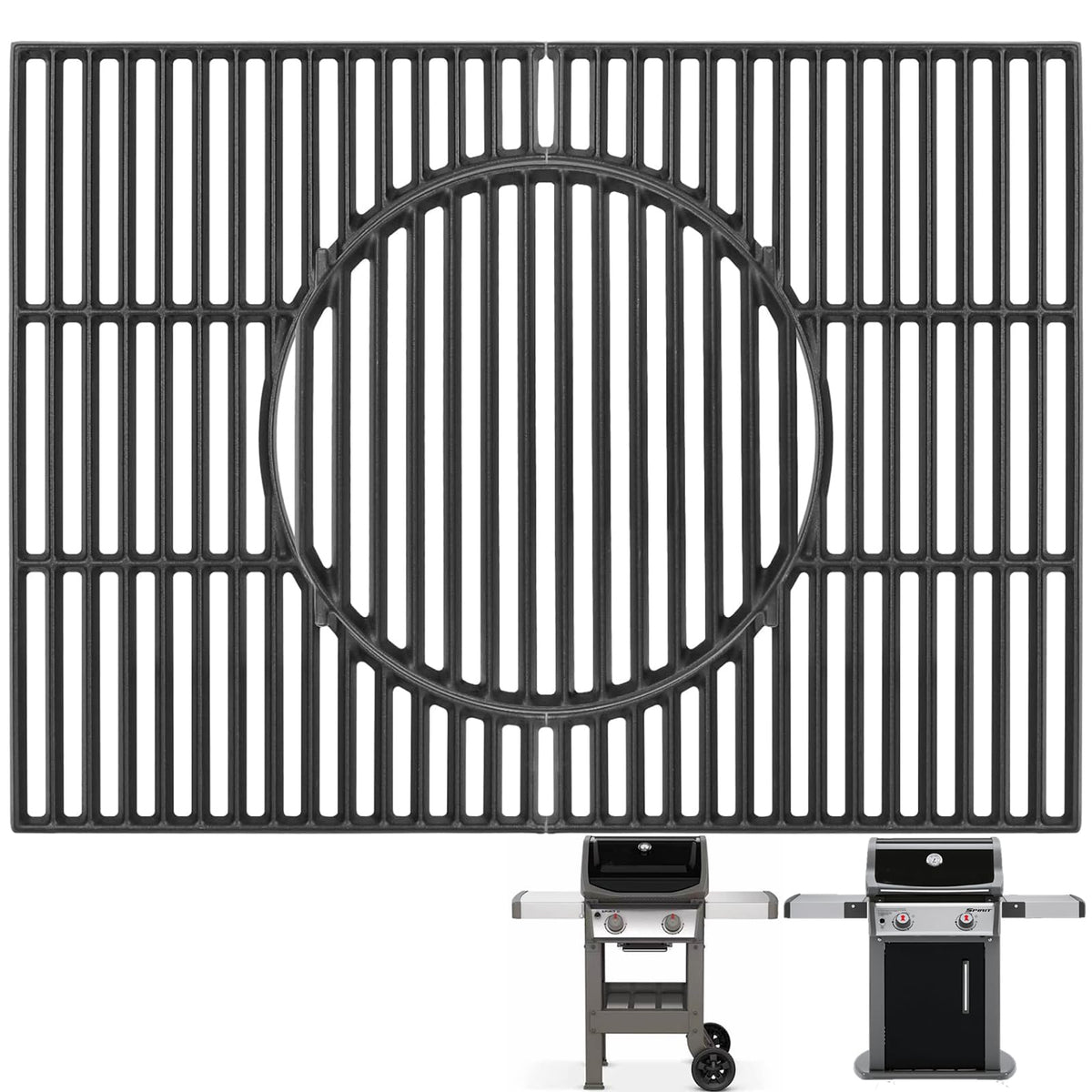 DcYourHome front view of full grate set showing precise fit and durable finish