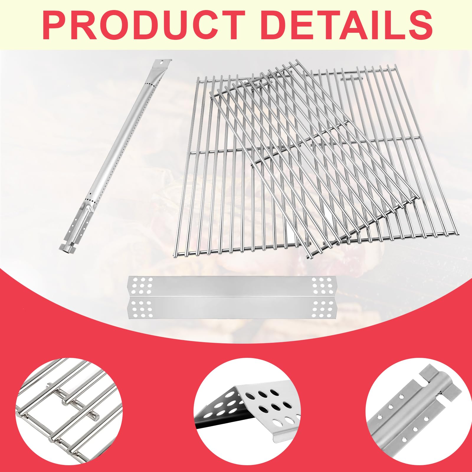 DcYourHome heat plate (flame tamer) showing solid stainless protection and drip shielding