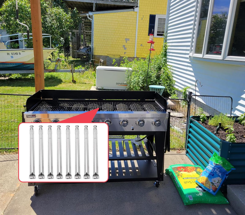 DcYourHome burners with compatible hot plate for complete grill efficiency