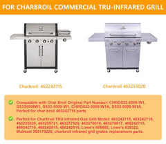 DcYourHome grates installed in Char-Broil grill demonstrating perfect fit