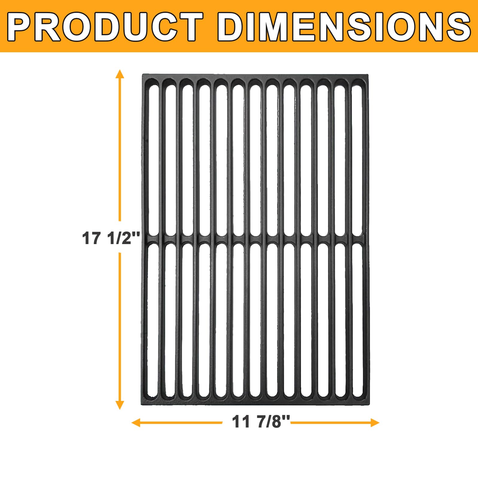 DcYourHome grates installed in a Weber grill demonstrating even heat coverage across burners
