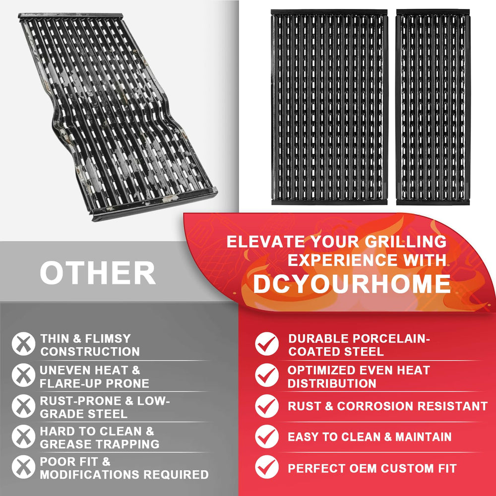 DcYourHome emitter plates producing consistent sear on steak for better results