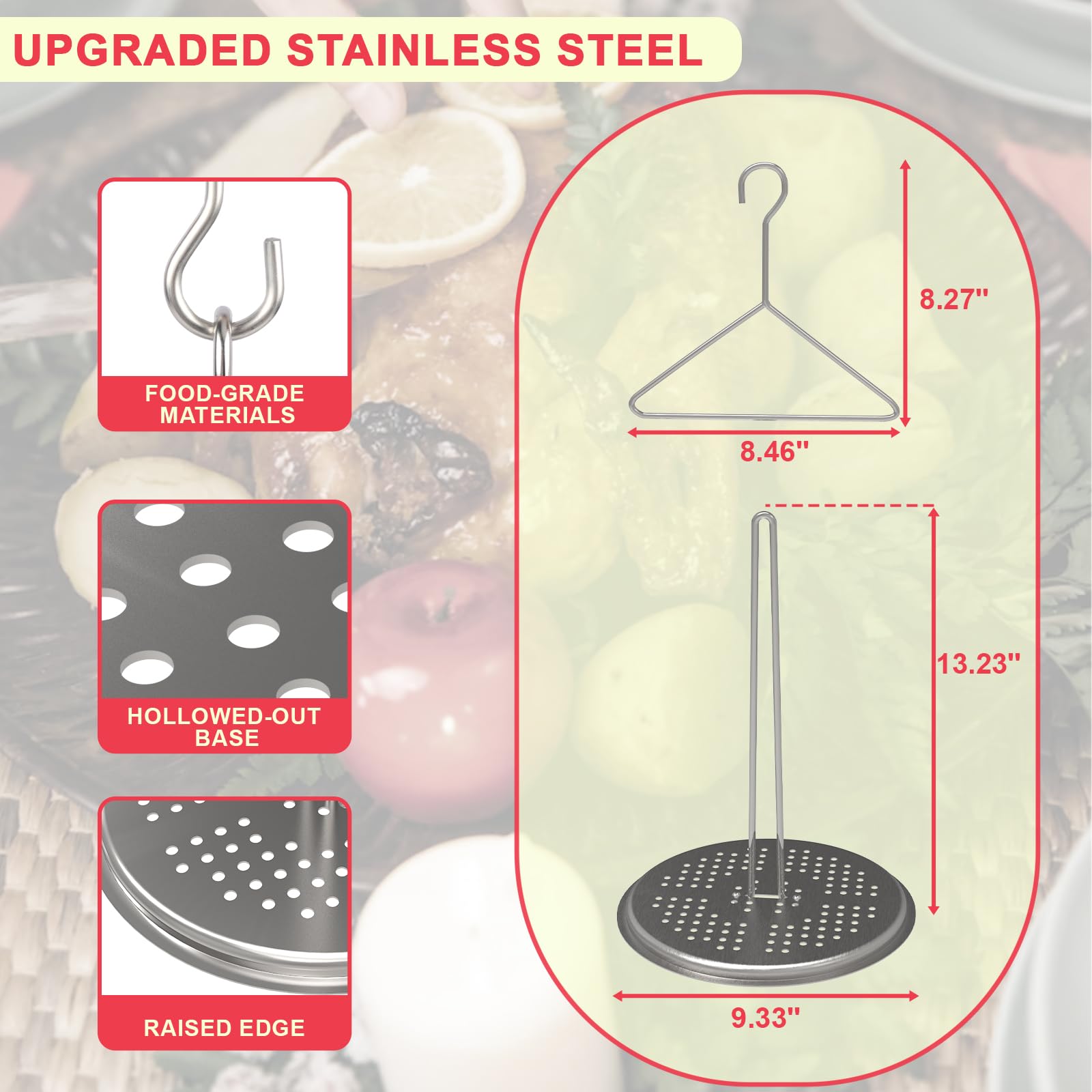 DcYourHome perforated aluminum base close-up improving heat circulation