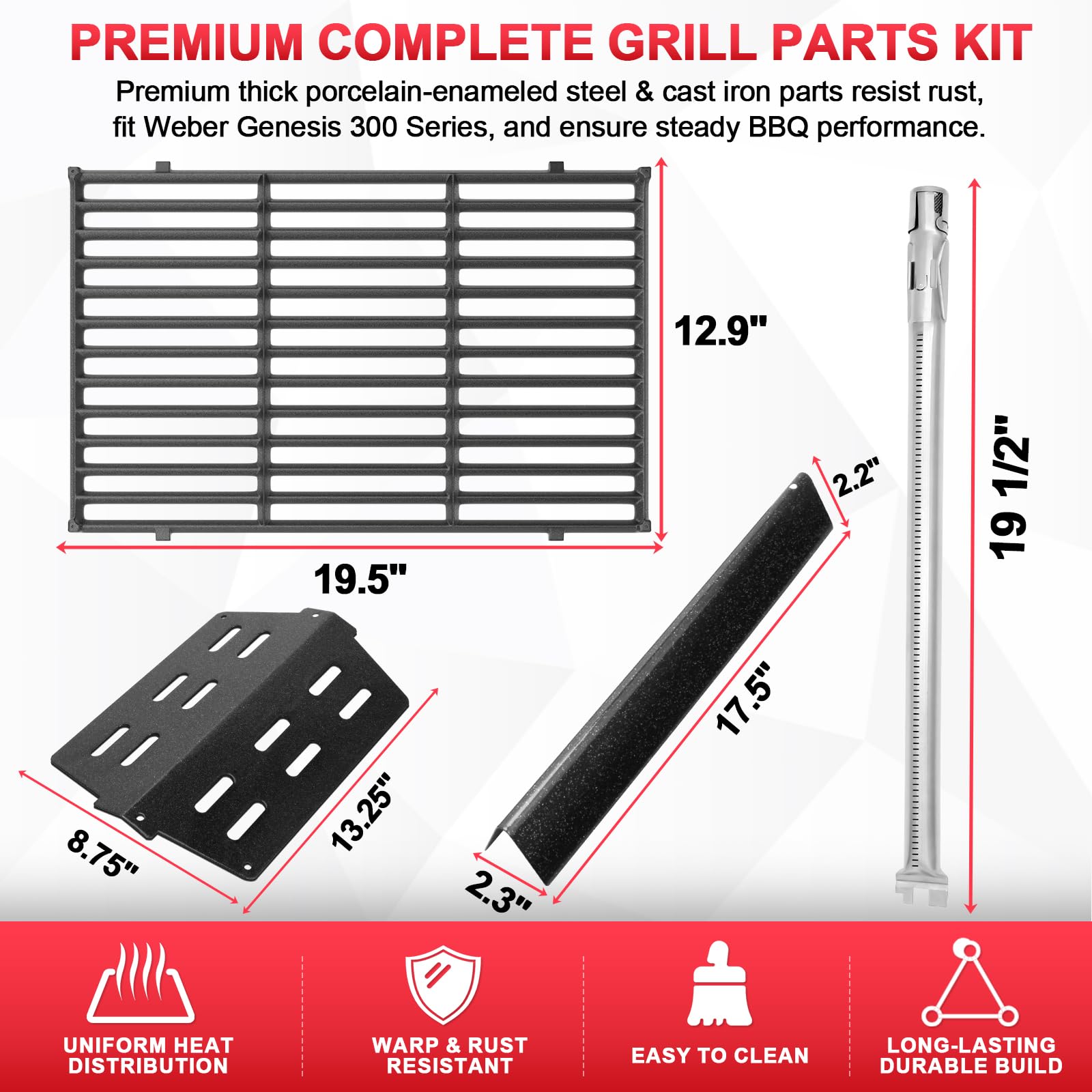 DcYourHome size comparison with ruler showing exact dimensions for accurate fit confirmation