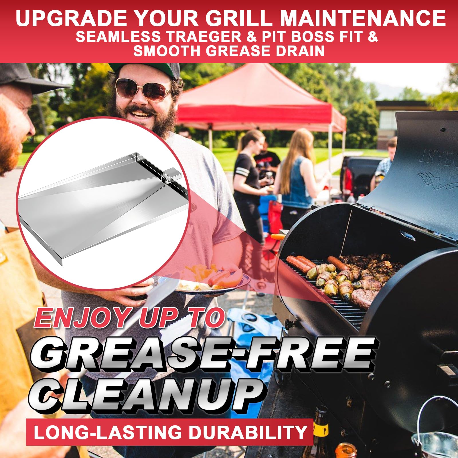 DcYourHome SUB025 in outdoor grill setup speeding cleanup after use