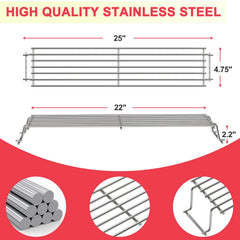 DcYourHome warming rack close texture view showing smooth stainless finish for easy cleaning