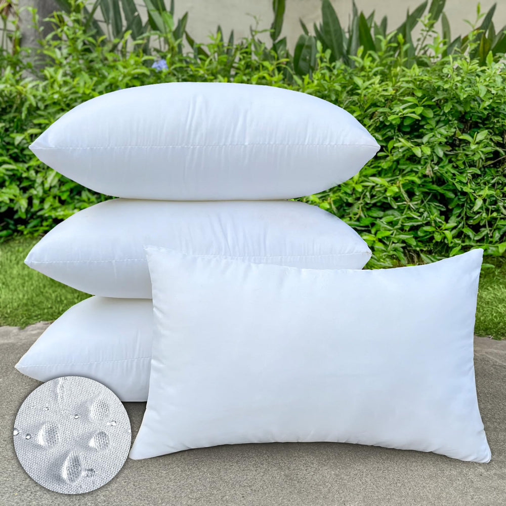 DDPSNSSJ front view of white 12x20 lumbar insert showing clean rectangular profile and support