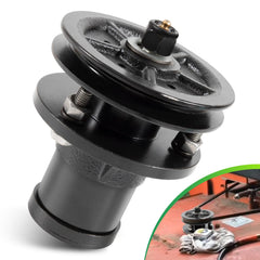 Deargooday front view of complete spindle assembly showing all components and durability