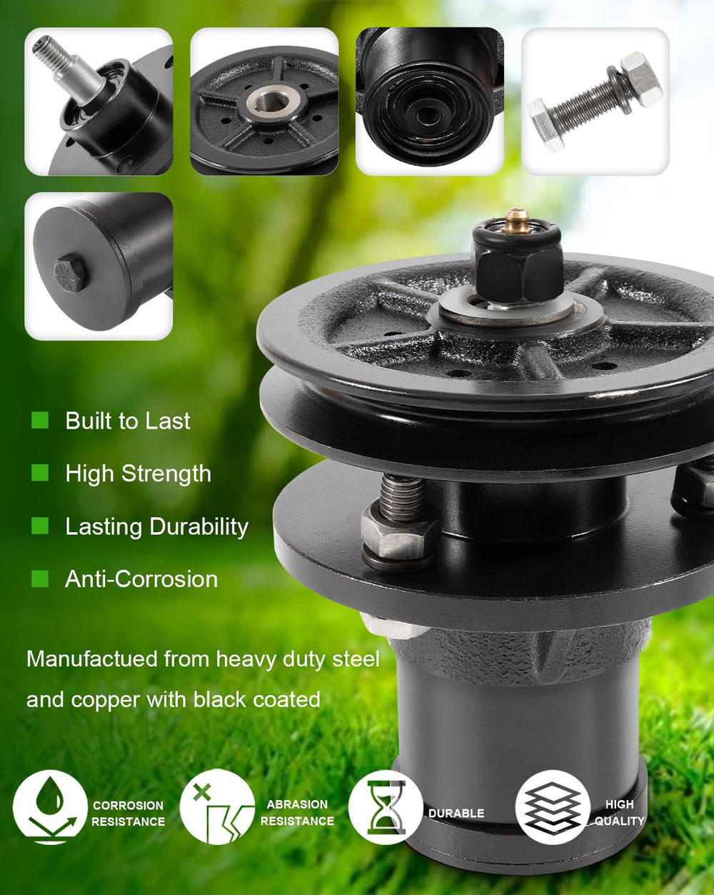 Deargooday layout of included hardware showing all bolts and washers for quick install
