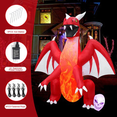 DearSun dragon side profile showing reinforced seams and durable Oxford cloth construction
