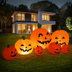 DearSun front view pumpkin patch bright yard centerpiece