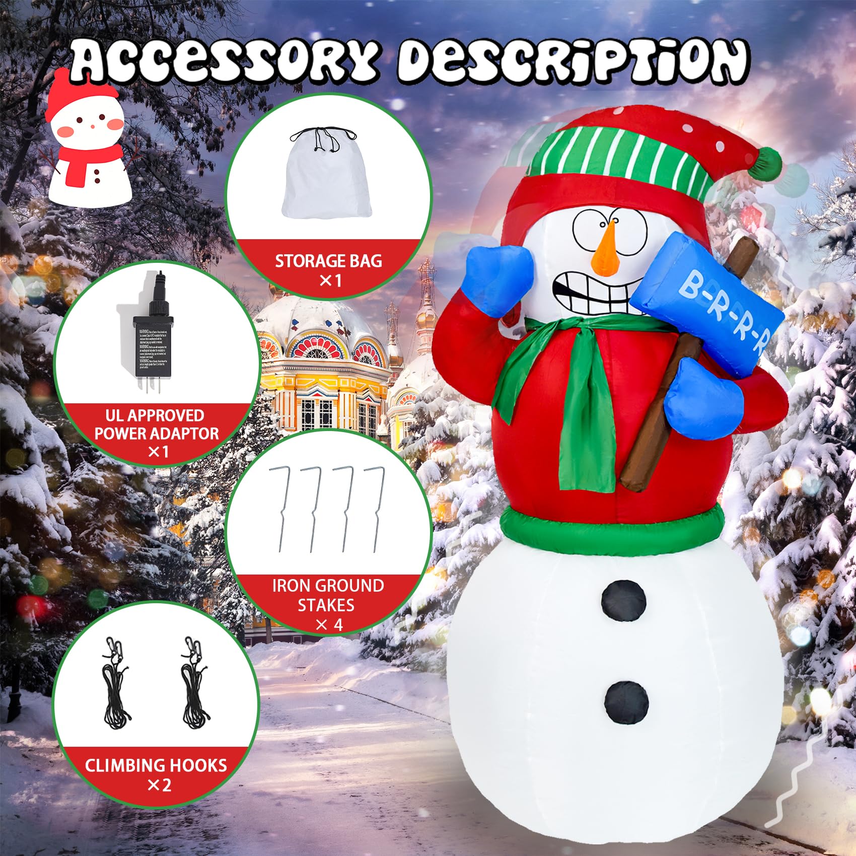 DearSun inflatable shaking at a holiday party adding playful motion and fun