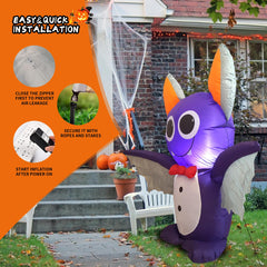 DearSun self-inflating blower and cord pictured for easy inflation