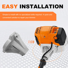 deawater clutch housing installed in Stihl trimmer restoring smooth operation