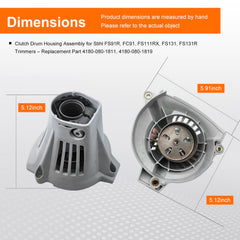 deawater clutch housing side profile illustrating correct alignment and durability