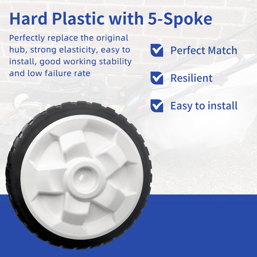 deawater wheel tread detail offering traction and consistent rolling