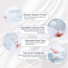 Deblue galvanized mesh close-up, demonstrating weatherproof durable construction