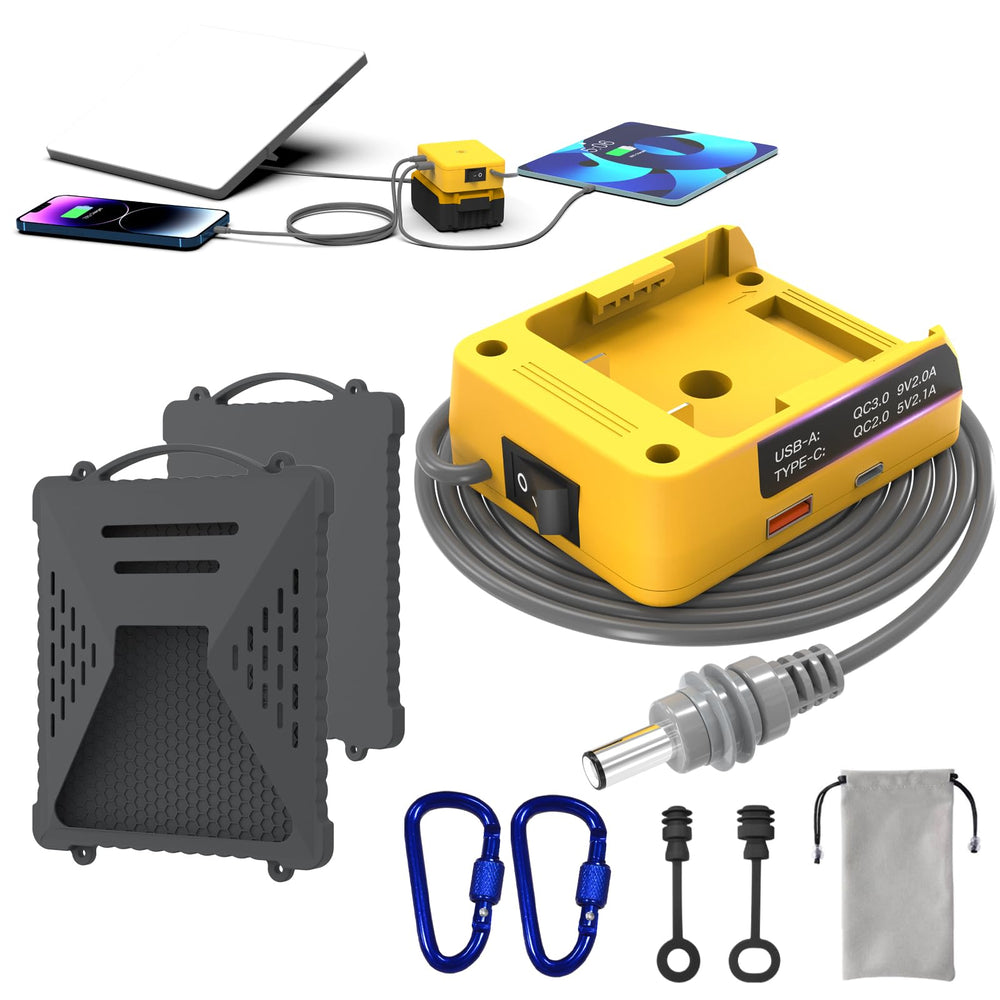 deckit front view adapter kit showing rugged housing and benefits