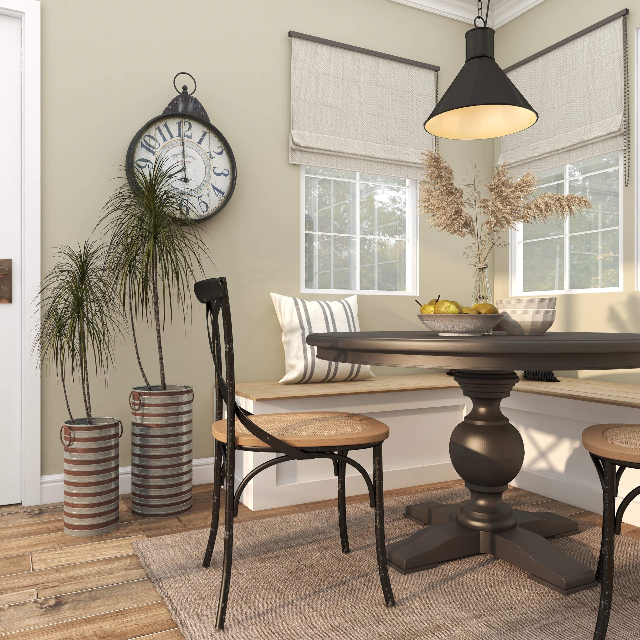 deco 79 porch scene with planters styled for welcoming outdoor decor