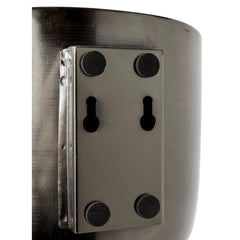 deco 79 size comparison against a standard pot, clarifies scale for buyers