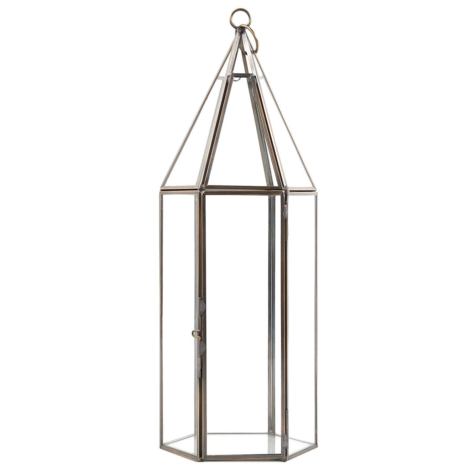 D'Eco terrarium top ventilation open showing airflow benefit for air plants