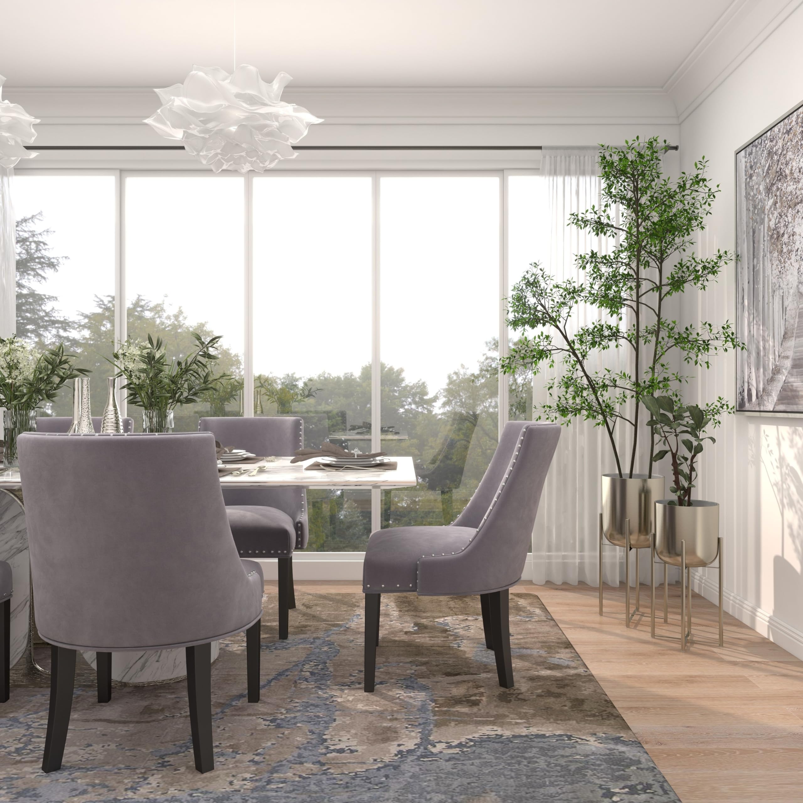 deco 79 side profile of dome shape demonstrating modern silhouette benefit
