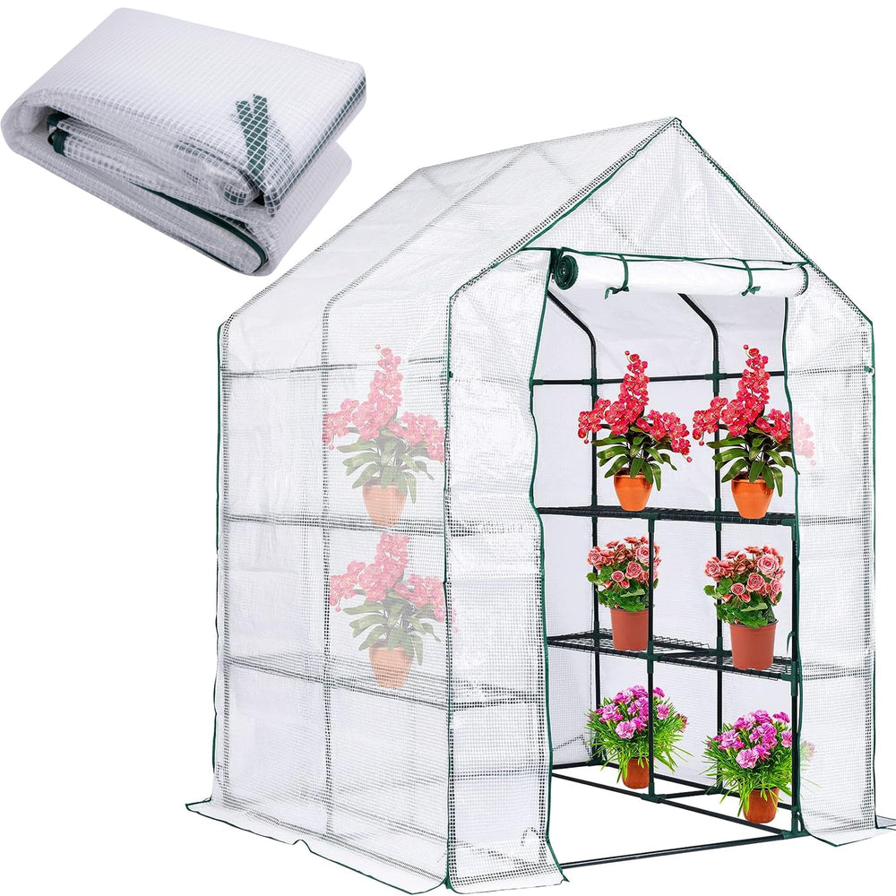 DECOHS front zipper door showing easy access and secure closure for plant protection