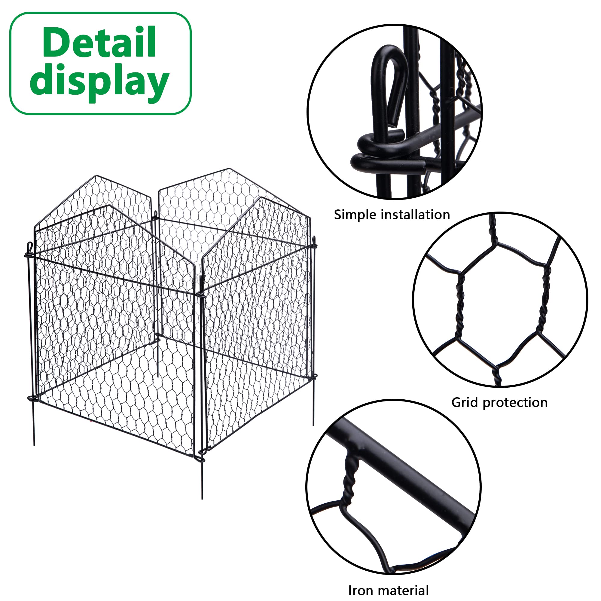 DECOHS cloche in use in garden bed protecting vegetables from small animals