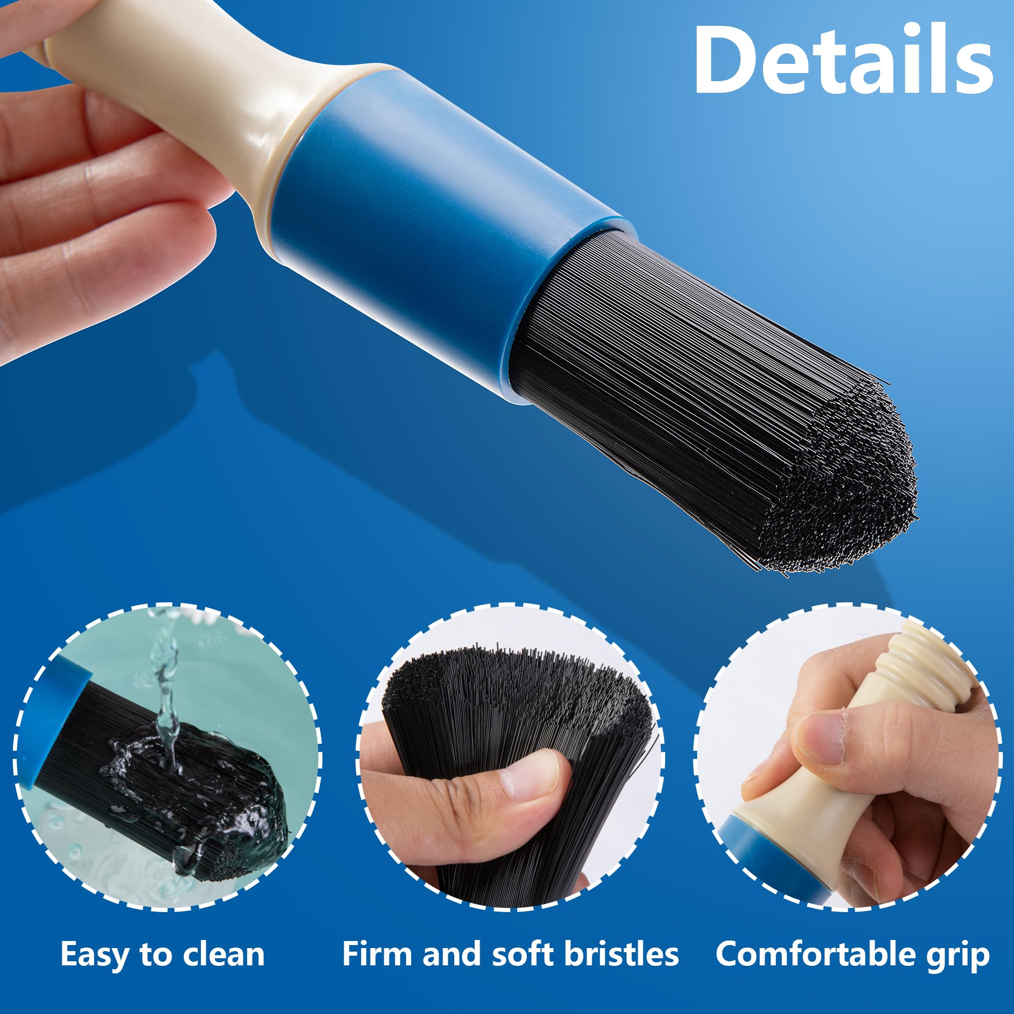 DECOHS threaded plastic handle detail providing secure grip and control