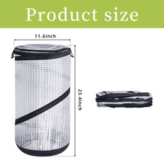 DECOHS top mesh vent close-up allowing airflow and rain entry benefit