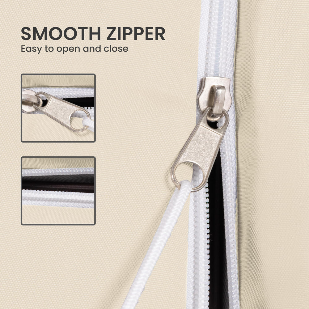 Deconk five-fold telescopic pole folded, stores compactly and aids installation