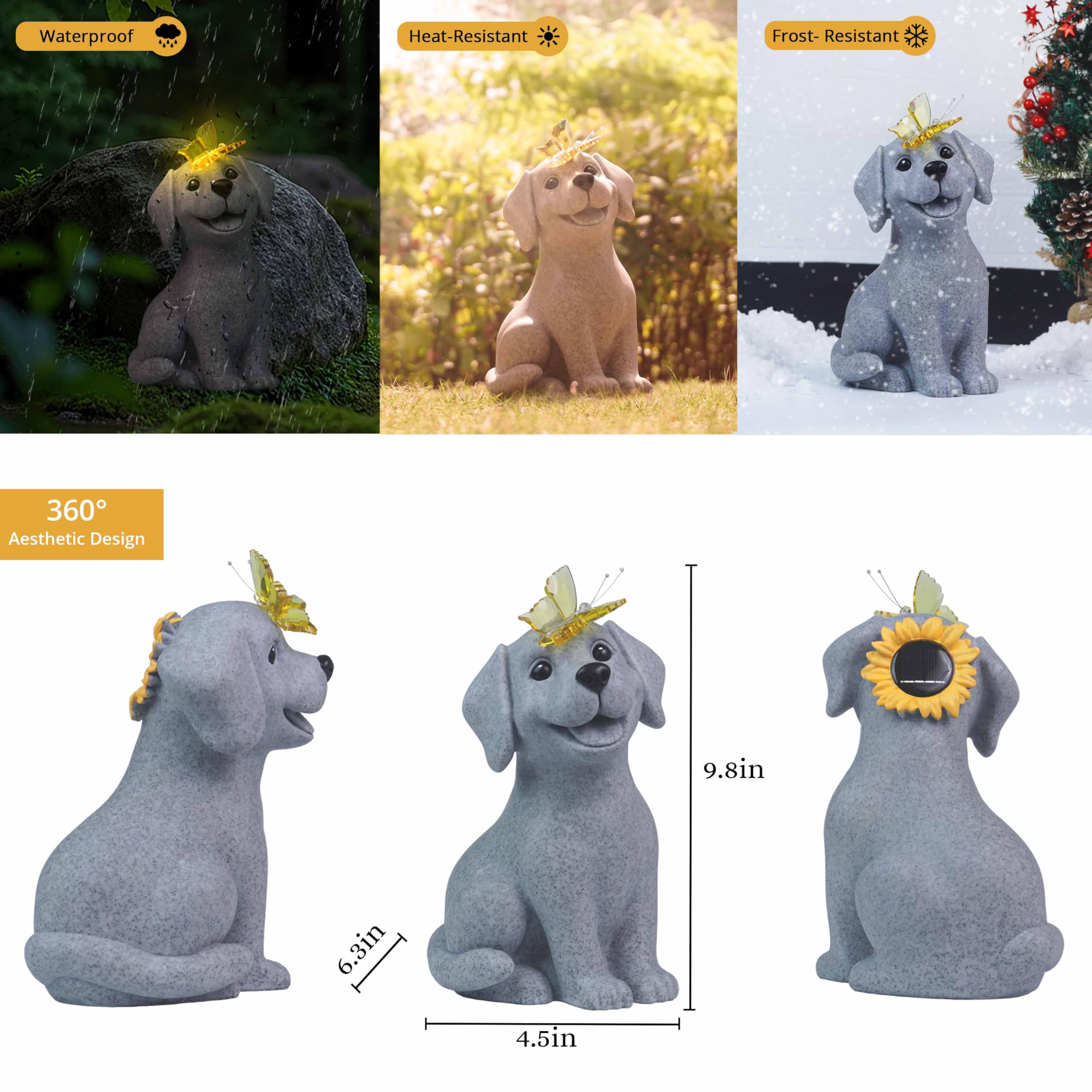 DecorSmart statue next to ruler showing size for placement decision