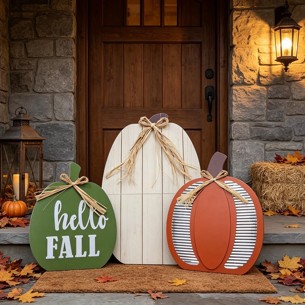 DECSPAS trio showing color variation for coordinated autumn styling